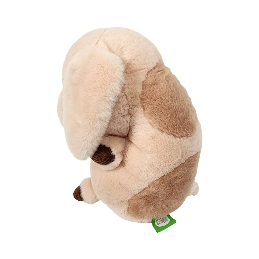GiggleScape Plush‎ Pig Stuffed Animal Toy Soft Cuddle Buddy Tan Brown Spots